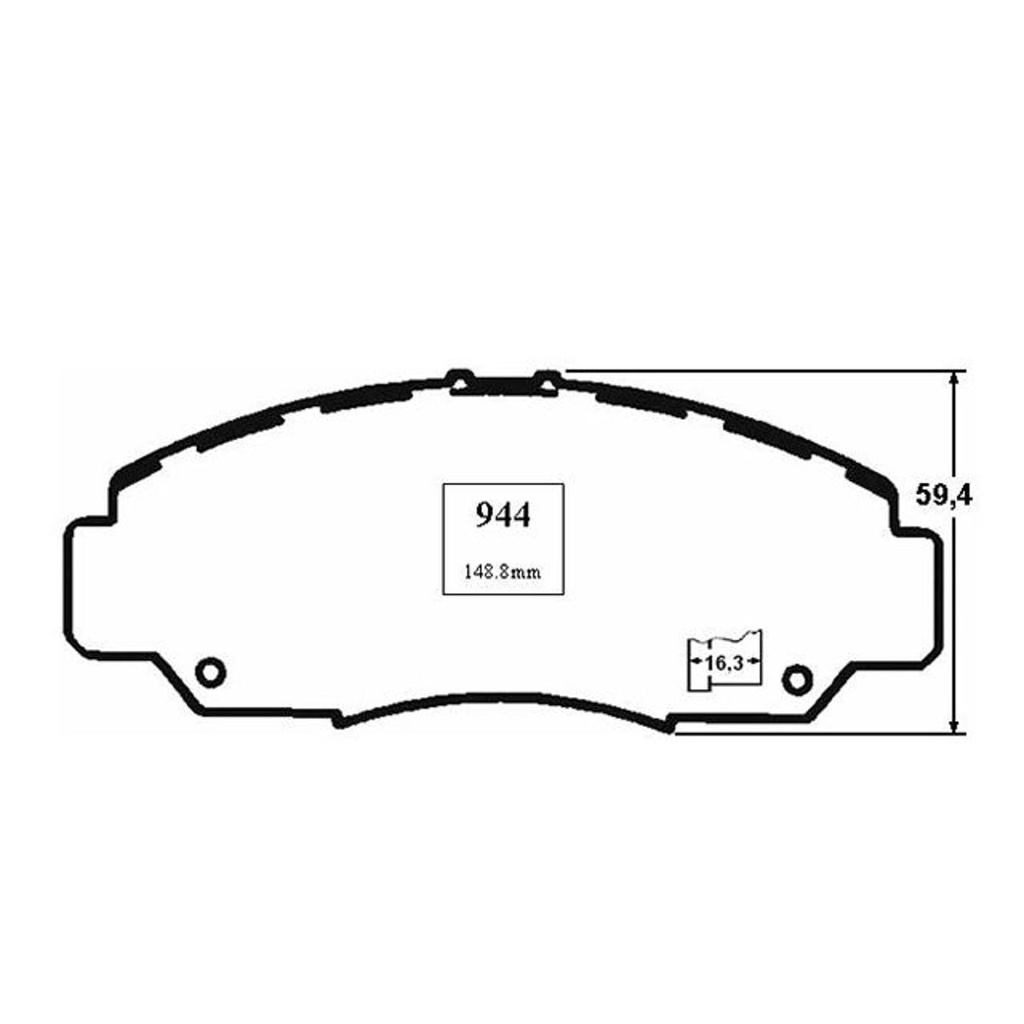 Juego Pastillas Freno Delantero Acura - Civic - Accord