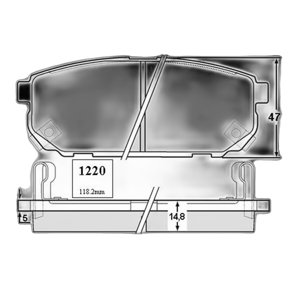 Juego Pastillas Freno Trasero Sorento
