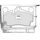 Juego Pastillas Freno Trasero Q7 - Touareg - Cayenne