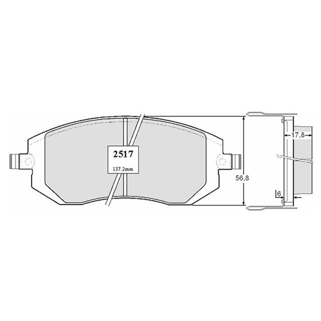 JG. PASTILLAS FRENO DEL 9-2x - Baja - Forester - Impreza -