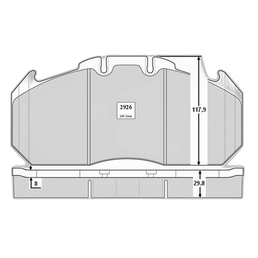 JUEGO PASTILLAS DE FRENO  OFERTA B9