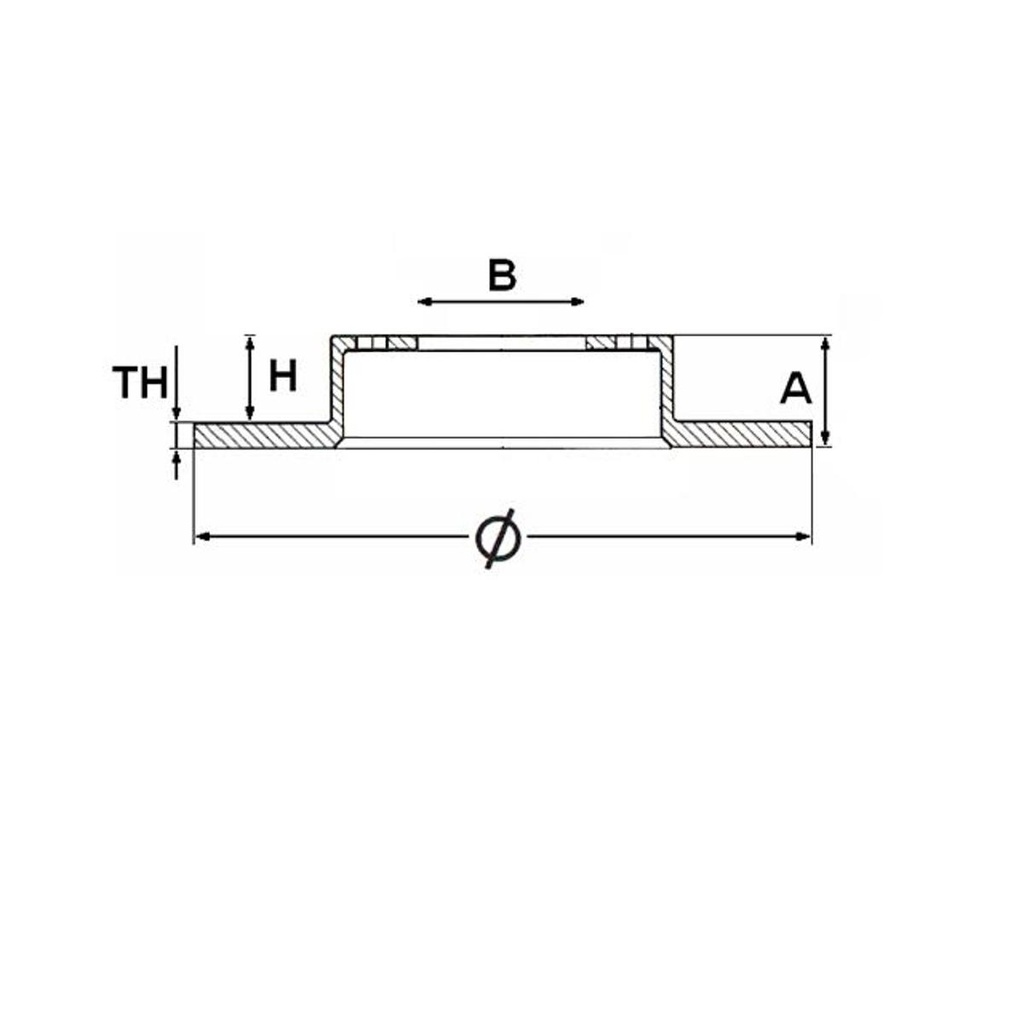 DISCO DE FRENO DEL L200 - L300