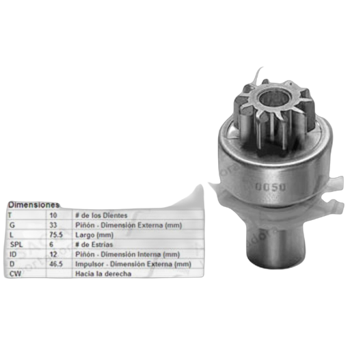 [2444658] Bendix Motor Partida Universal