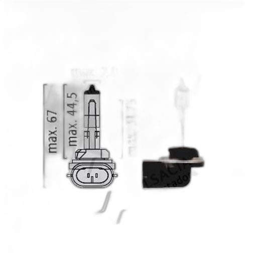 [881 12V 27W-CH] Ampolleta Halogena Universal - Spark - Carens - Sorento