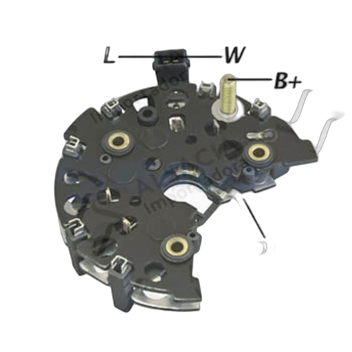 [GA-1738CH] Rectificador Alternador Vento - Passat - Golf