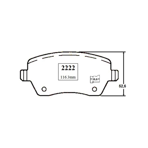 [FR1435M] Juego Pastillas Freno Delantero Dokker - Note - Cs1 - Swift